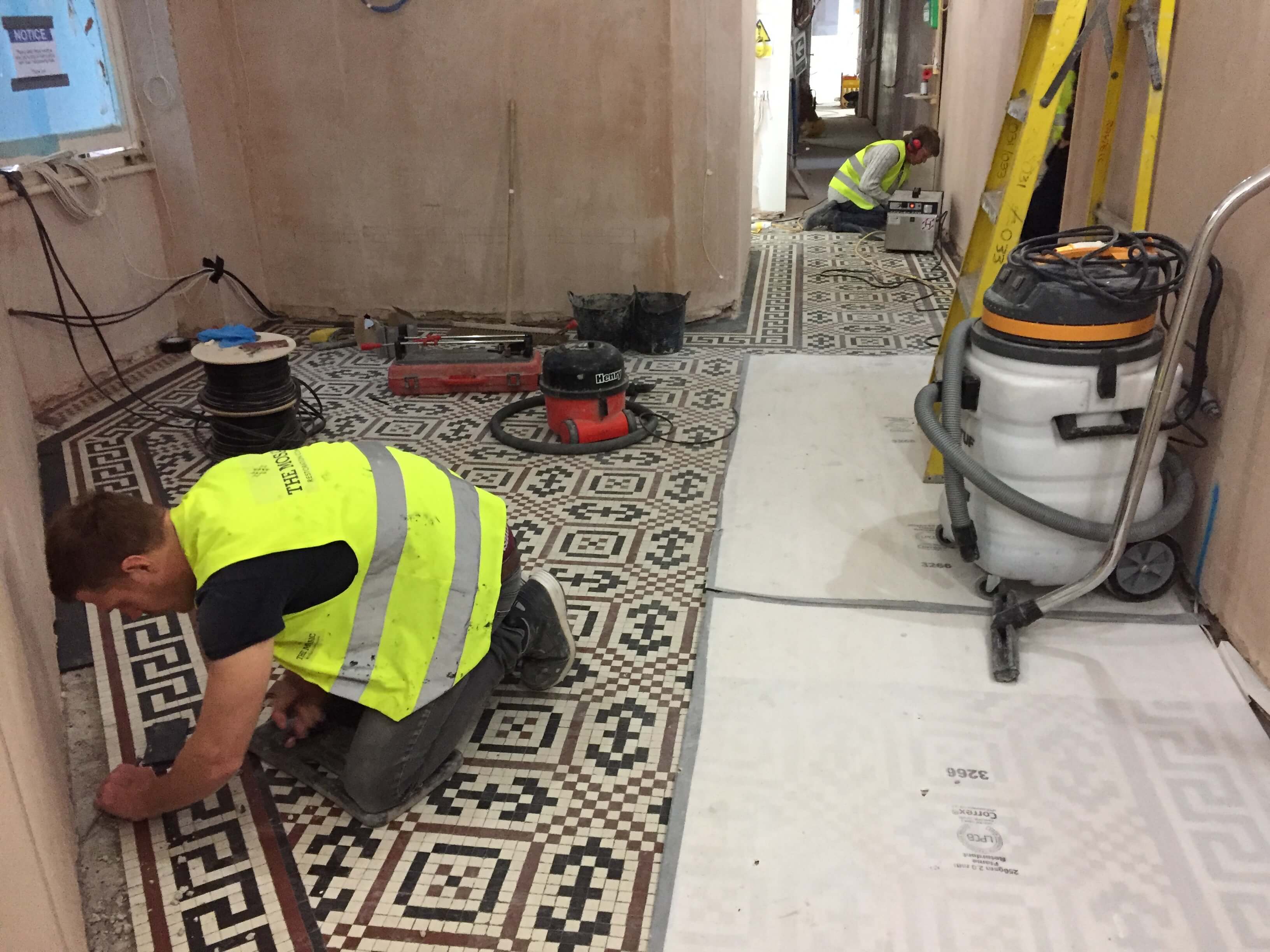 Minton tessellated mosaics in Westminster