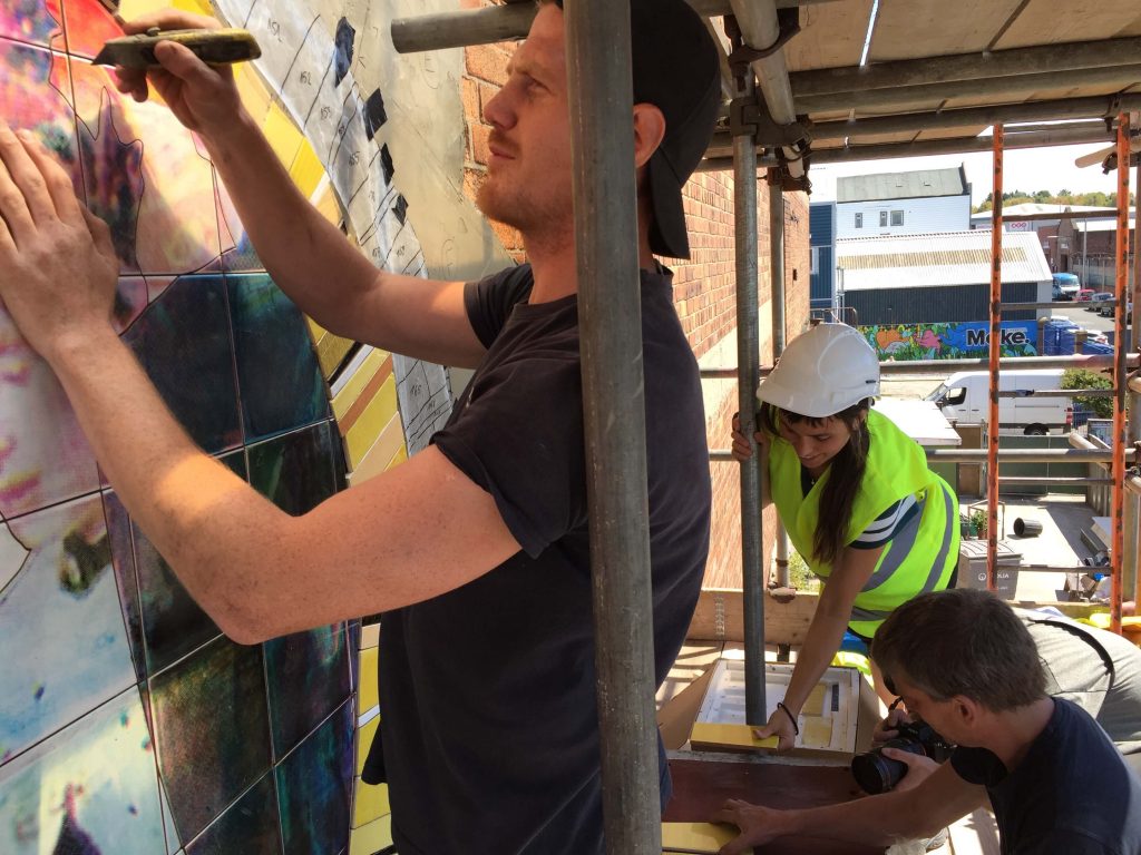 Liverpool Biennial - The Invisible Wind Factory Mosaic Project