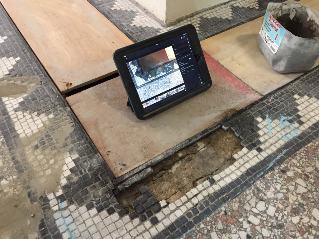 Mosaic Restoration - The Old Admiralty Building, London