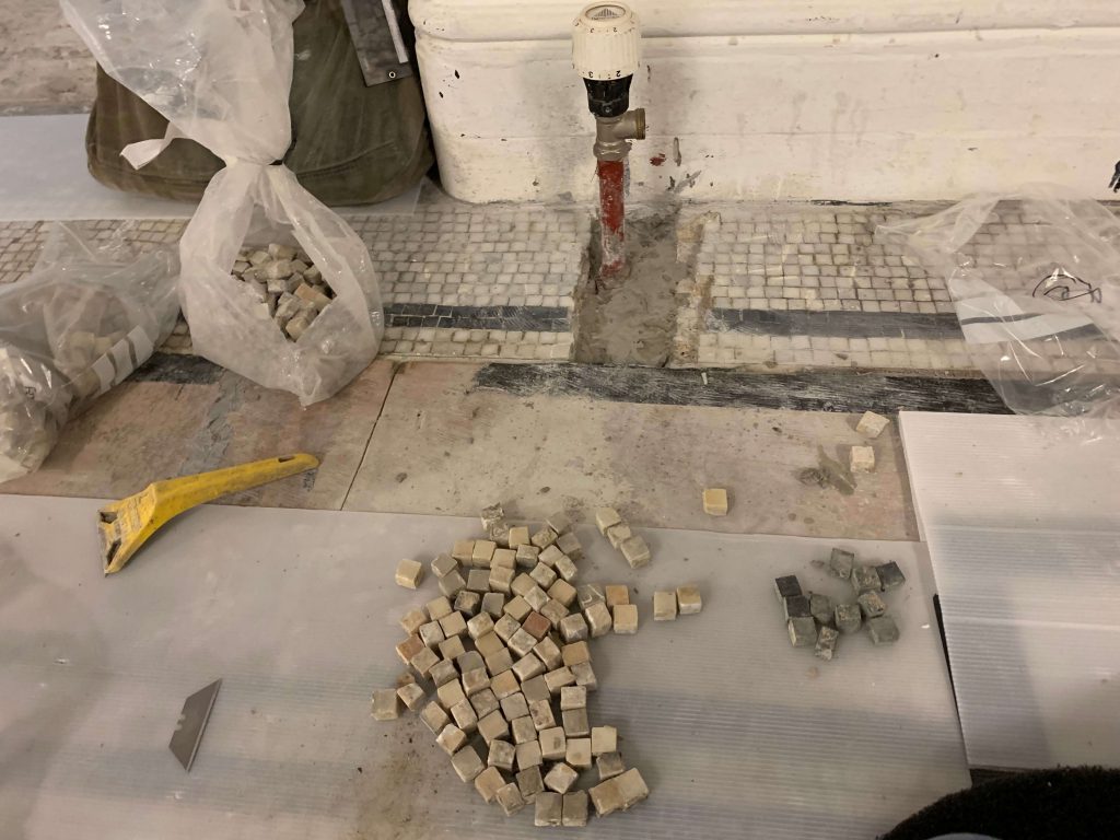 Mosaic Restoration - The Old Admiralty Building, London