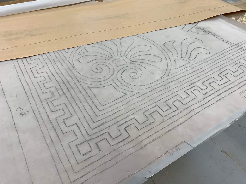 Victoria-Library,-160-Buckingham-Palace-Road,-London-Mosaic Restoration