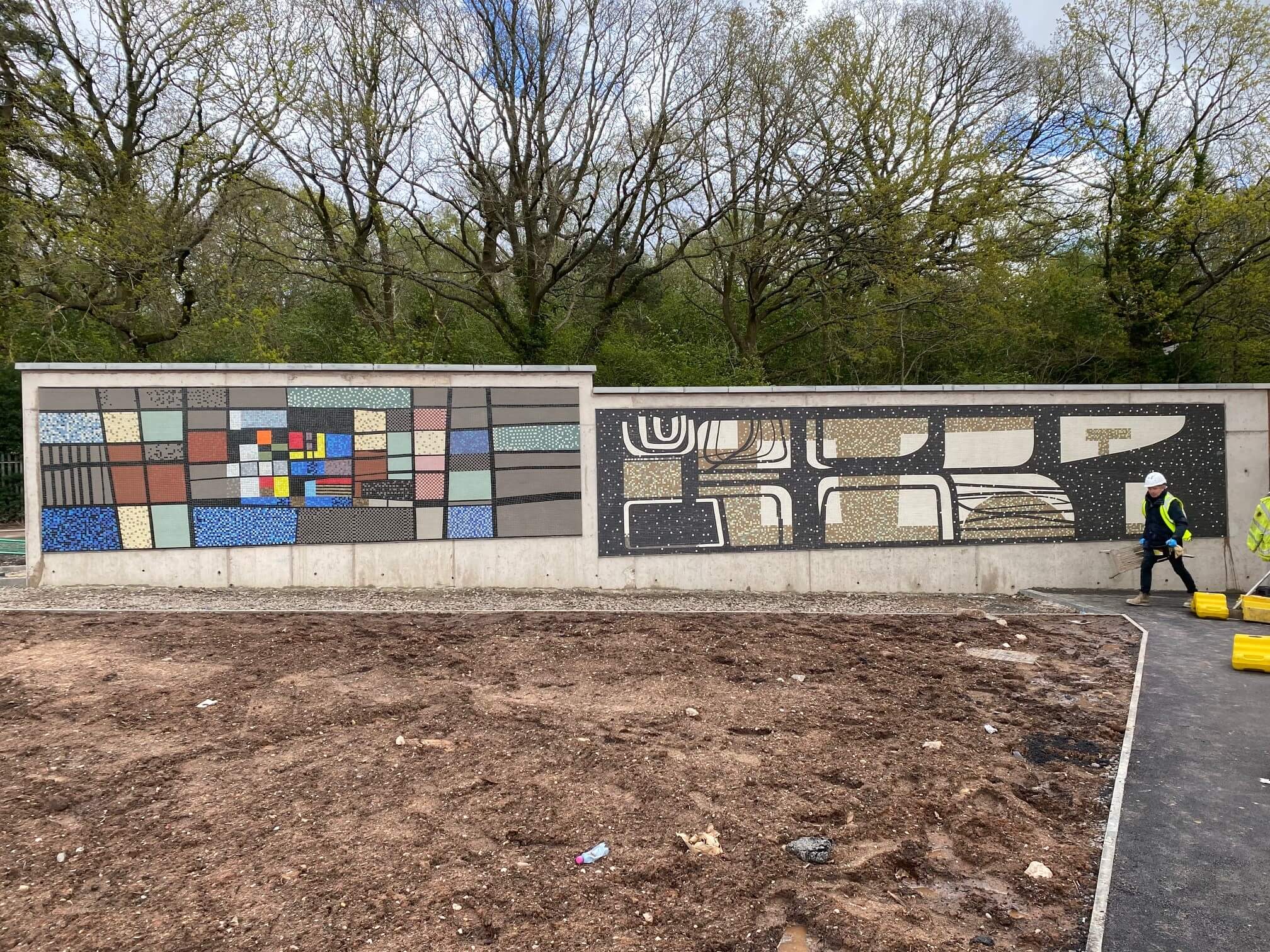 West Academy School replica mosaic project