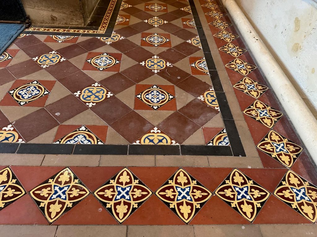 enquiries for the restoration of Victorian Minton mosaic tiled floors, especially in London