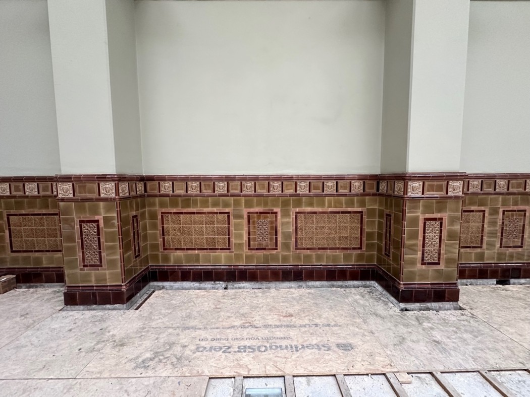 Blandford Forum Corn Exchange - Mosaic Restoration large projects - After