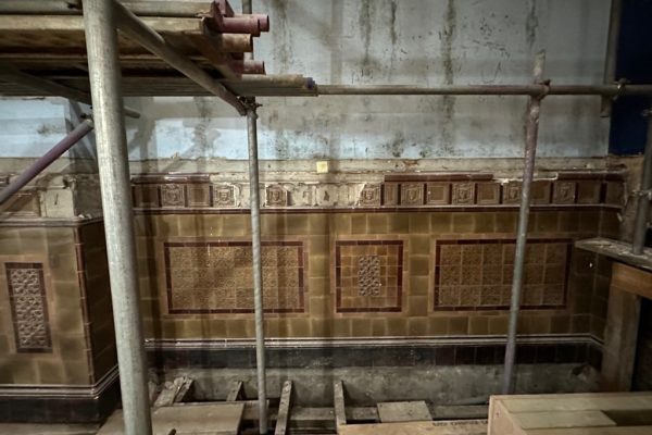 Blandford Forum Corn Exchange - Mosaic Restoration large projects - Before
