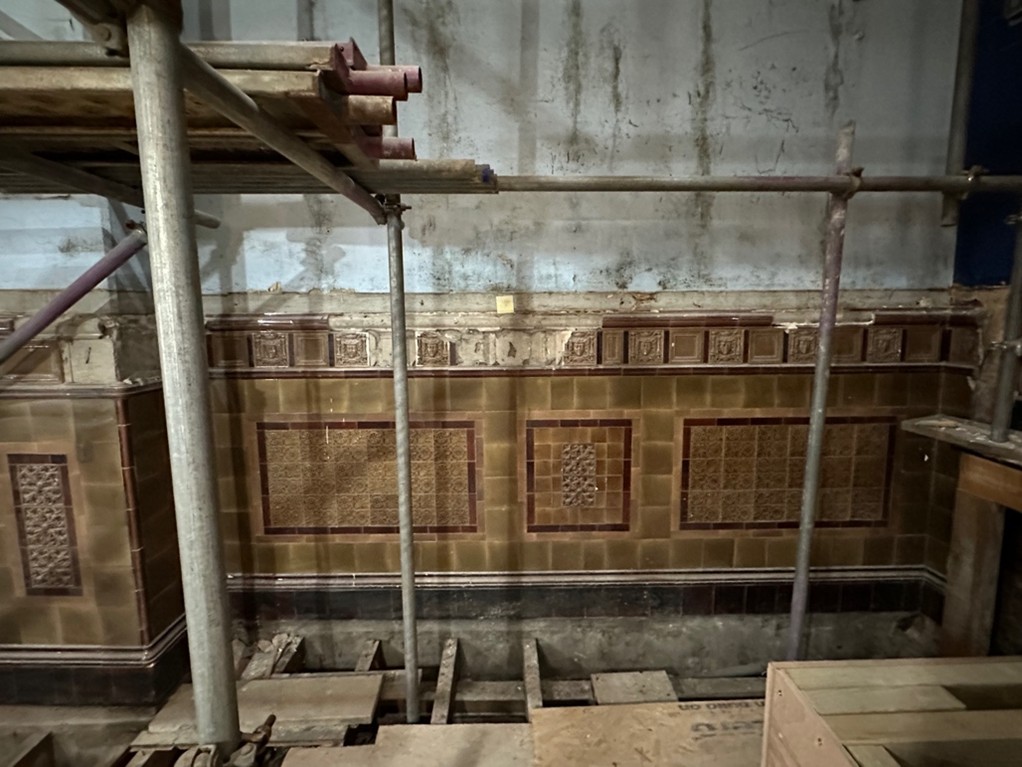 Blandford Forum Corn Exchange - Mosaic Restoration large projects - Before