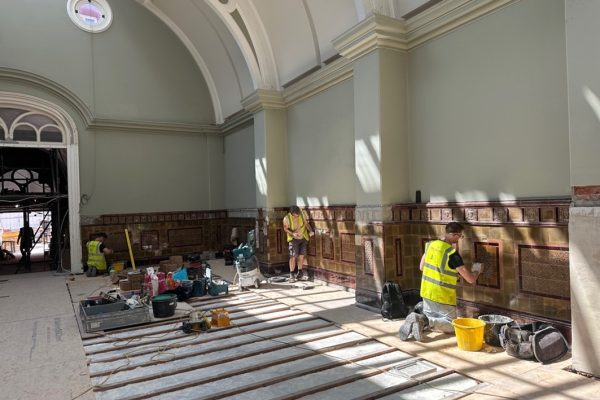 Blandford Forum Corn Exchange - Mosaic Restoration large projects - Works