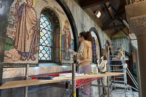 The Church of The Sacred Heart and St Catherine of Alexandia, Droitwich Mosaic Project 9